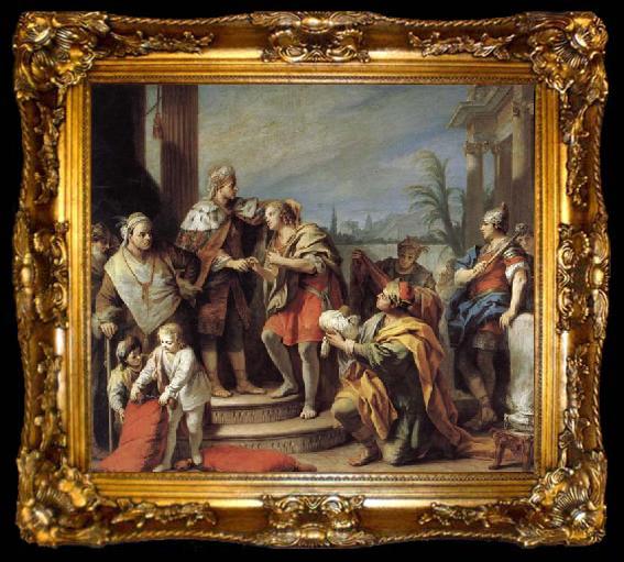 framed  Jacopo Amigoni Joseph in Pharaob